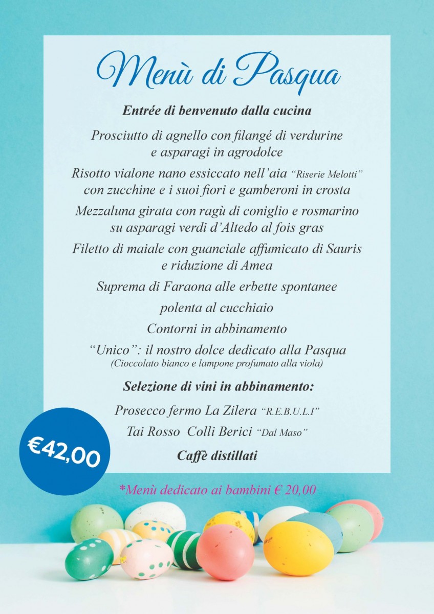 menu pasqua 2019