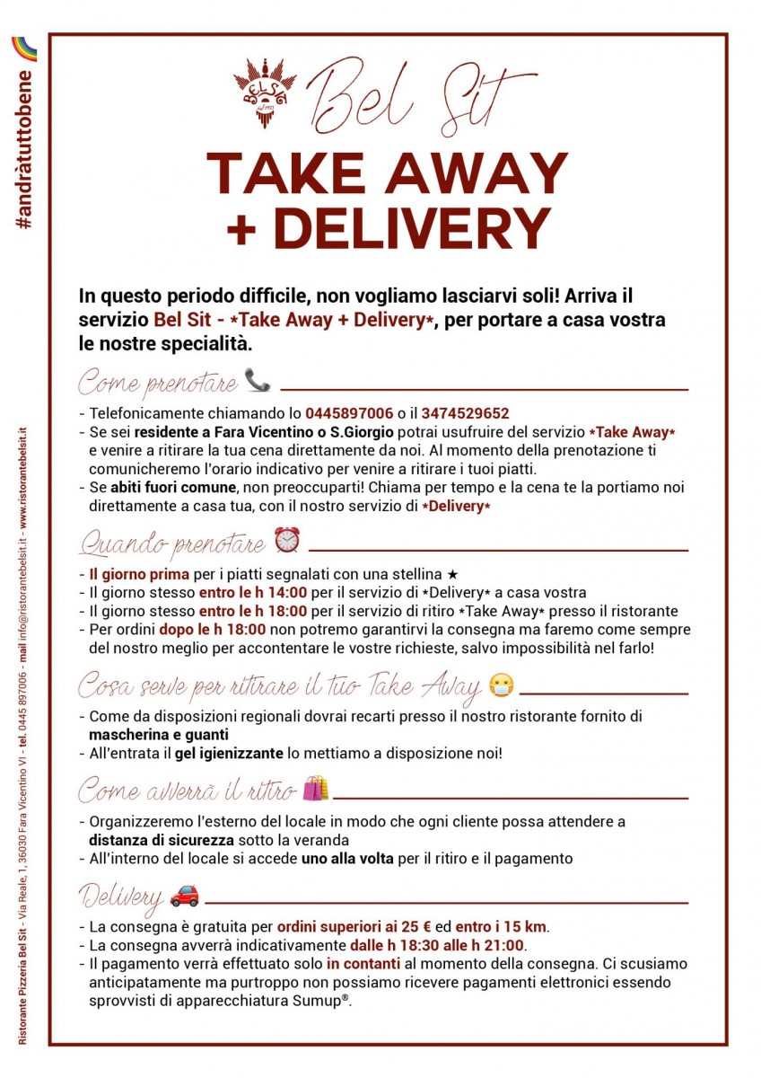 Bel Sit Delivery -Take Away2