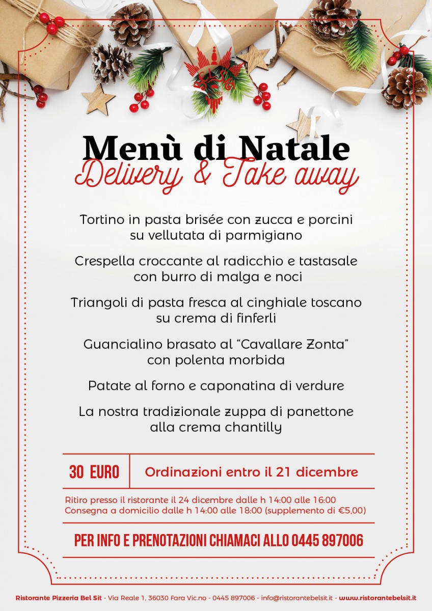 Menu Natale 2020