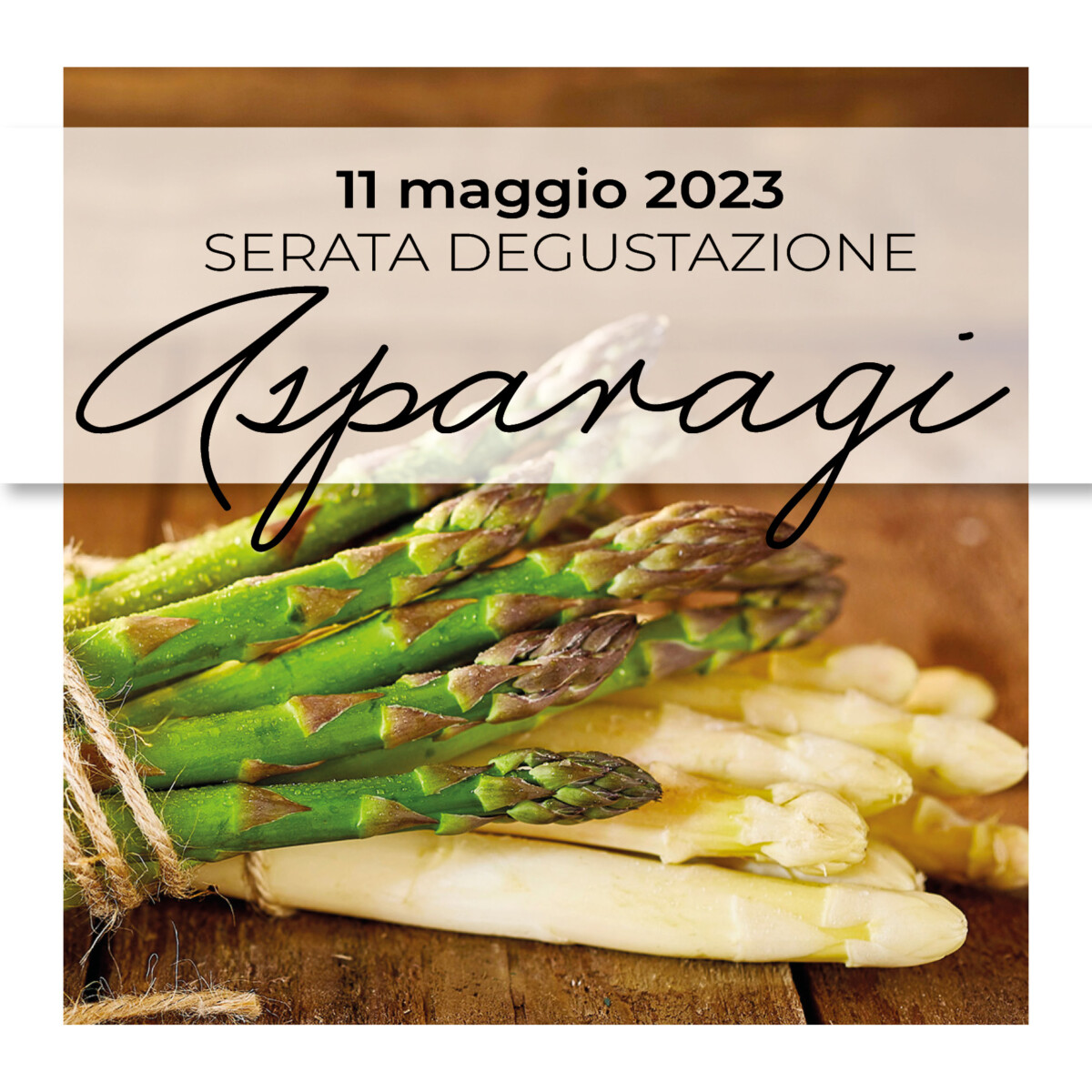 Serata asparagi 2023 – copertina